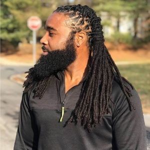 12inch 30 Strands 100% Human Hair Loc Extensions, 0.6cm Width Full Handmade